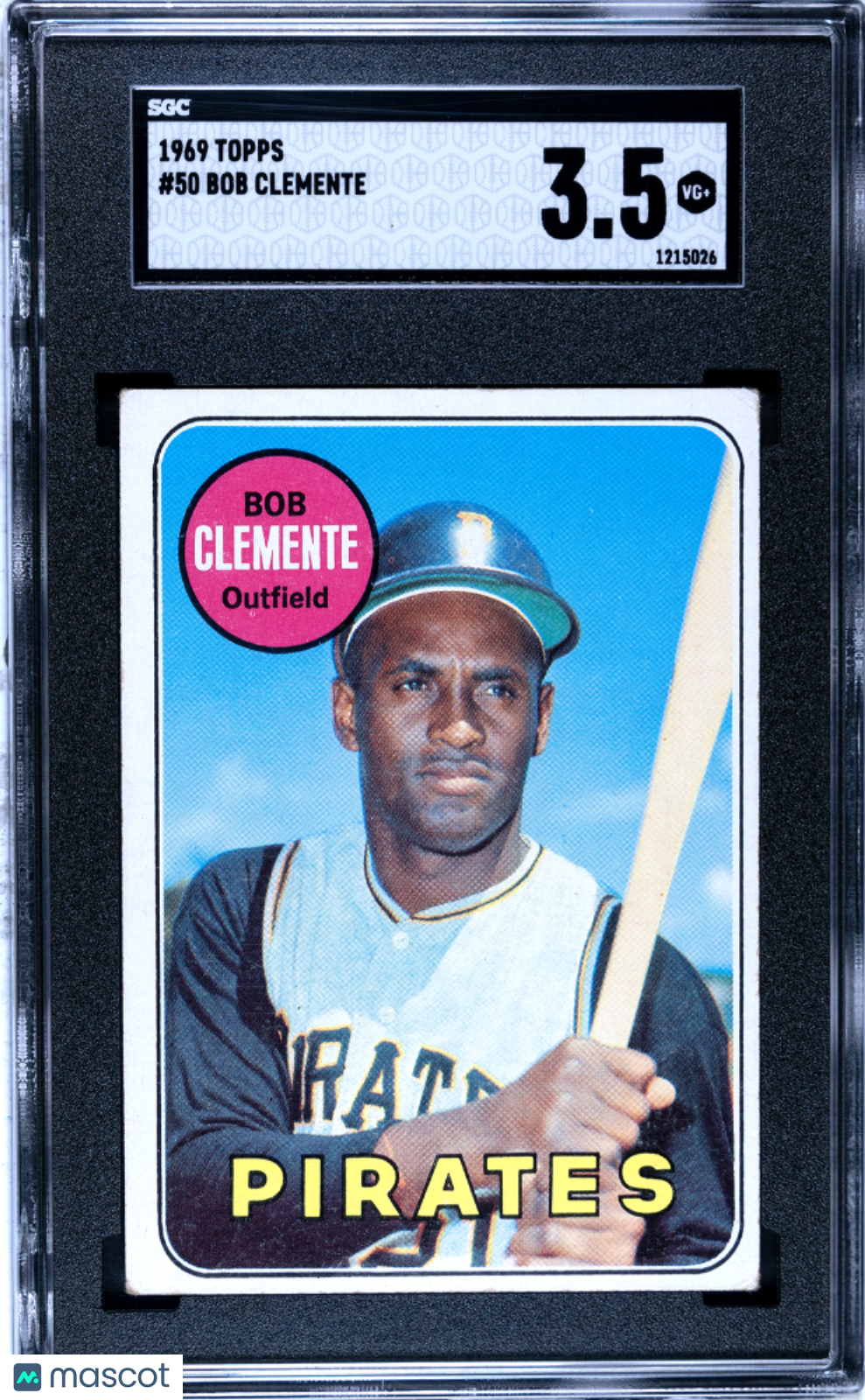 1969 Topps Bob Clemente #50 SGC 3.5
