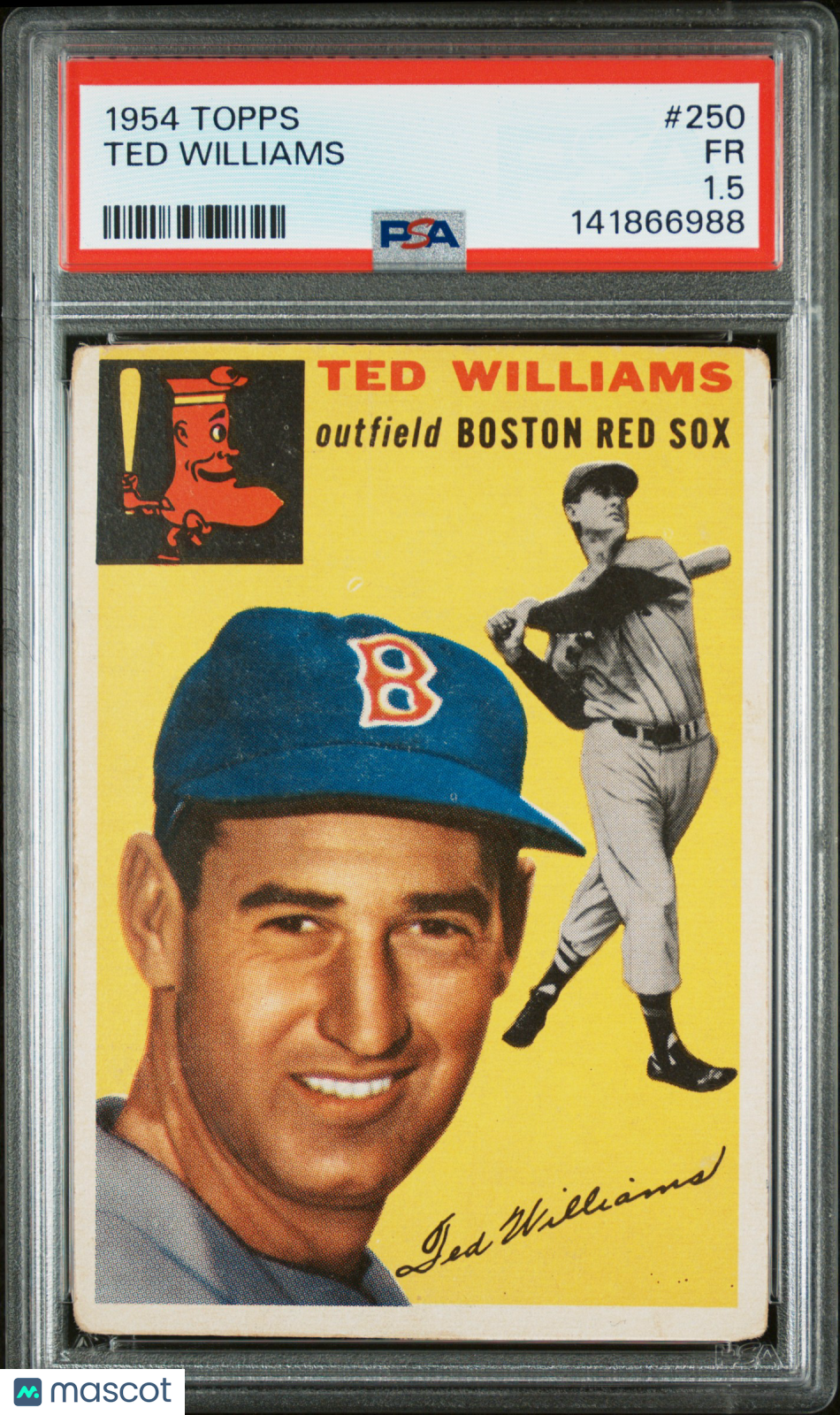 1954 Topps Ted Williams #250 PSA 1.5