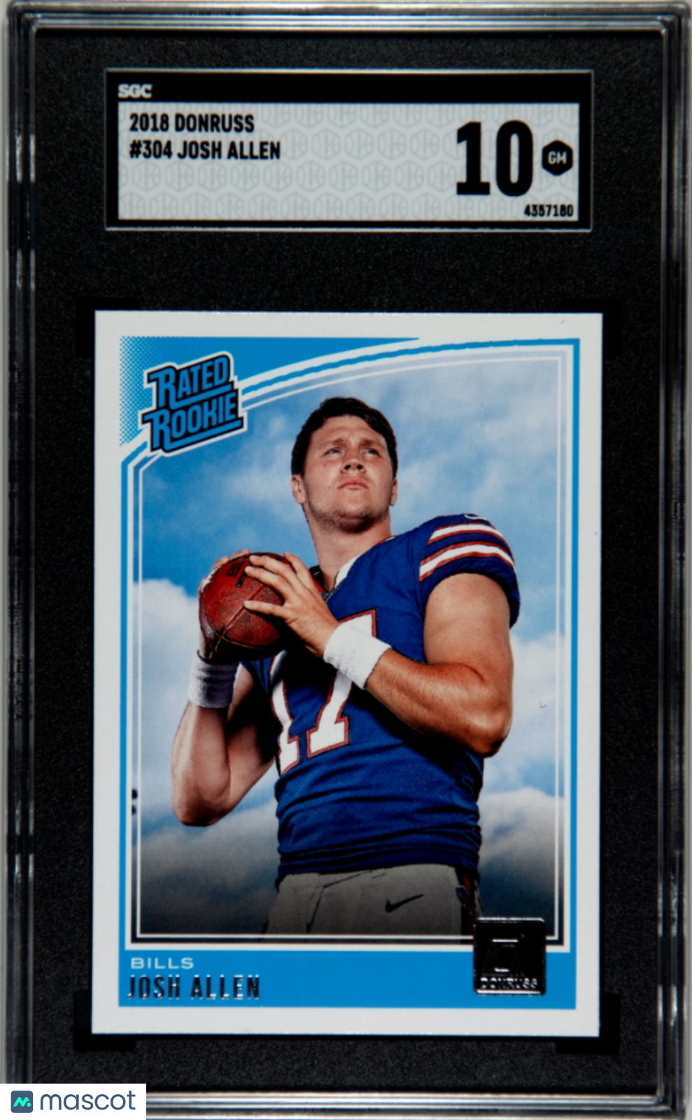 2018 Donruss Josh Allen #304 SGC 10