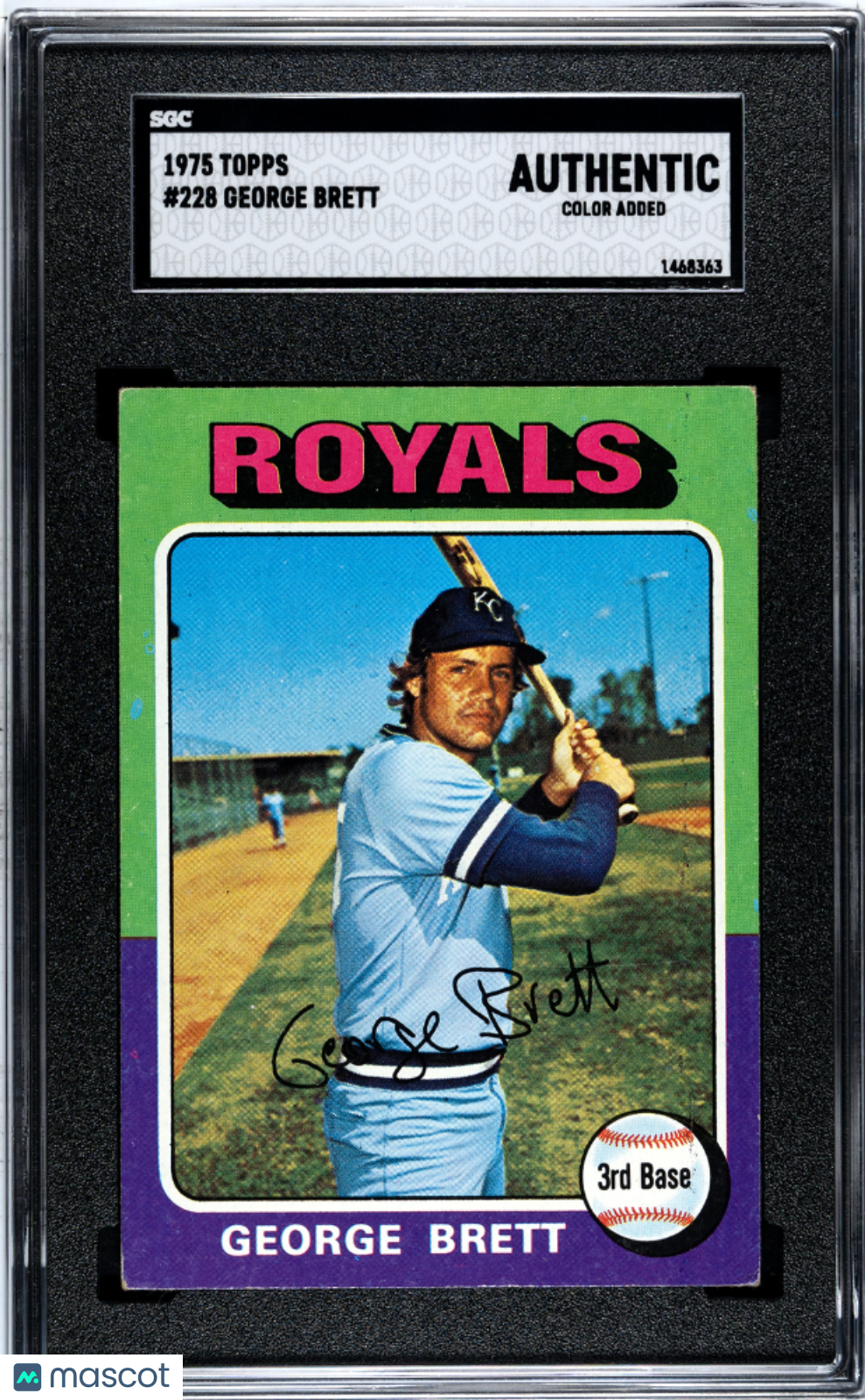 1975 Topps George Brett #228 SGC A