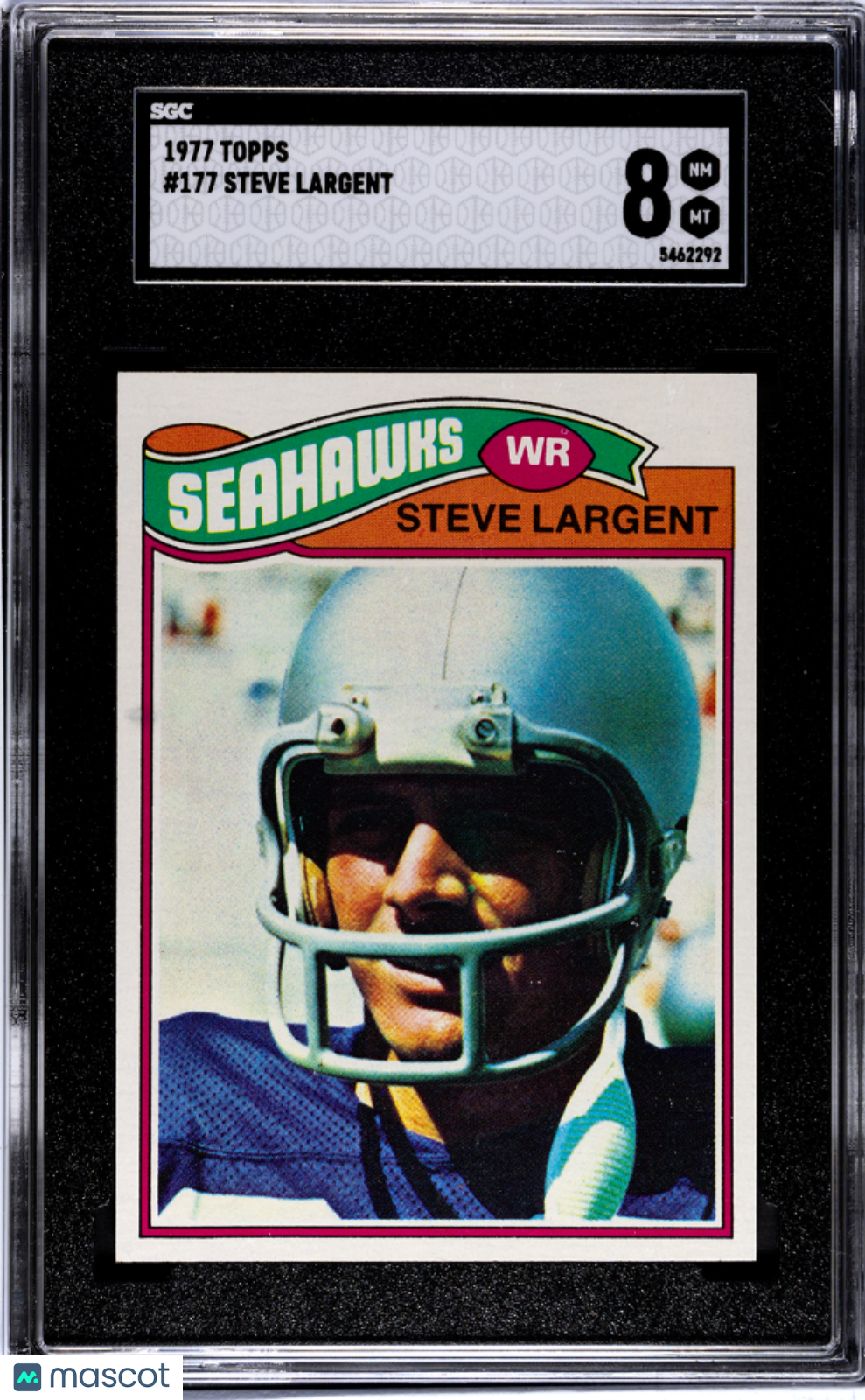 1977 Topps Steve Largent #177 SGC 8