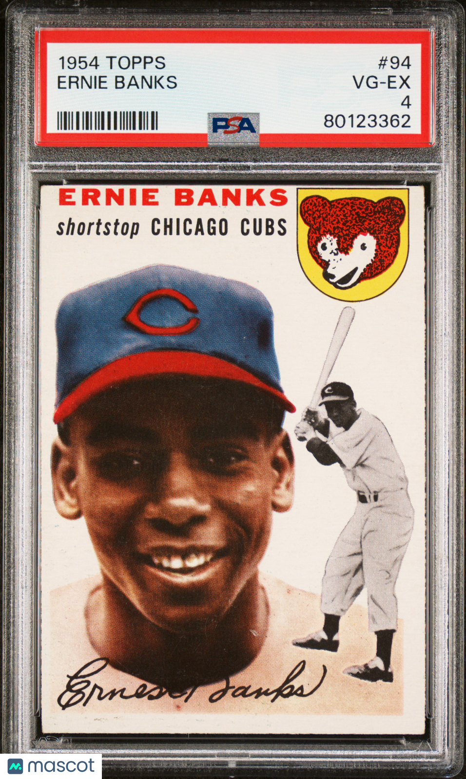 1954 Topps Ernie Banks #94 PSA 4