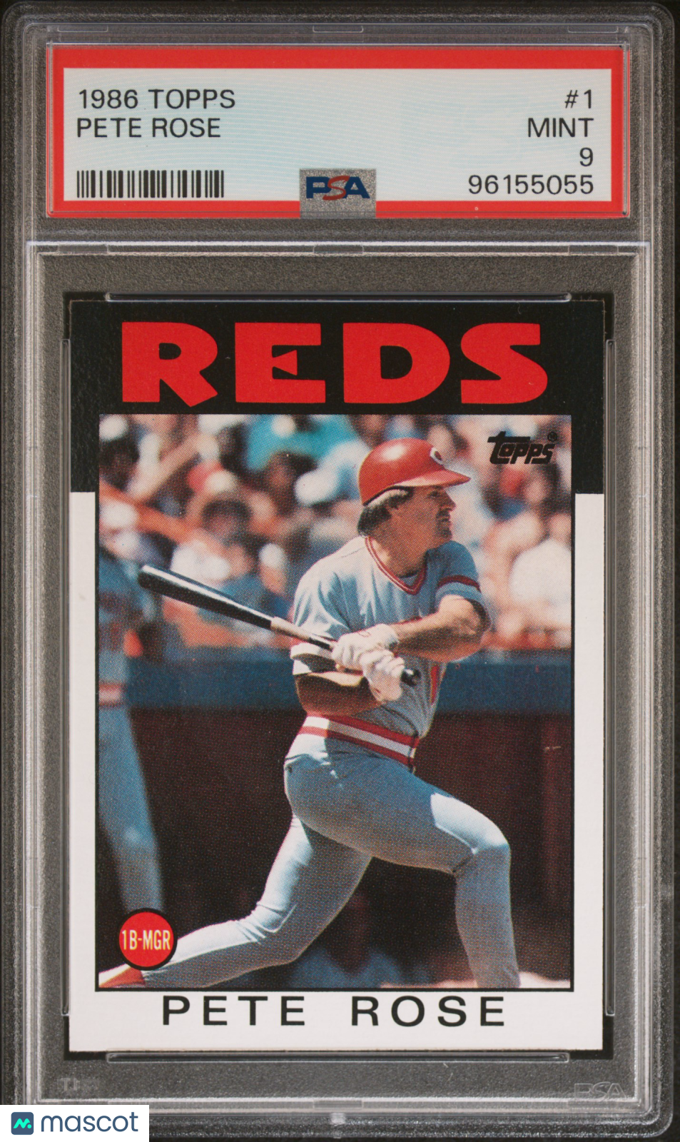1986 Topps Pete Rose #1 PSA 9