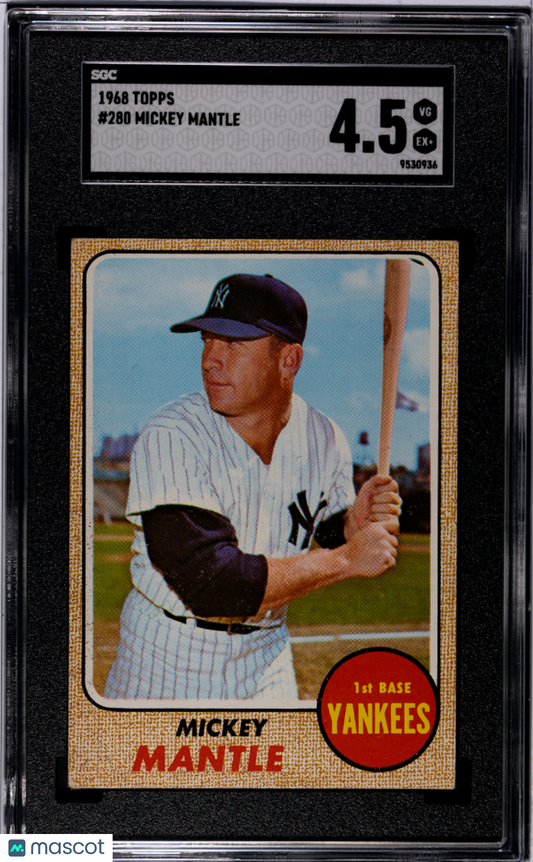 1968 Topps Mickey Mantle #280 SGC 4.5
