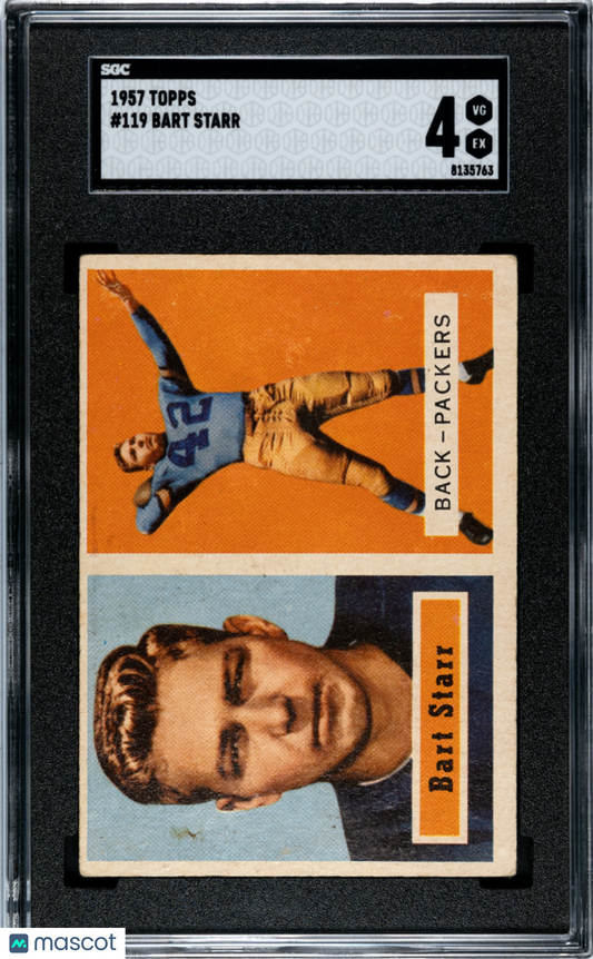 1957 Topps Bart Starr #119 SGC 4