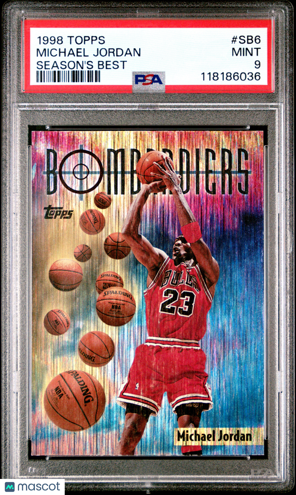 1998 Topps Season's Best Michael Jordan #SB6 PSA 9
