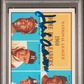 1961 Topps NL Home Run Leaders #43 NL Home Run Leaders PSA 4 Auto 10