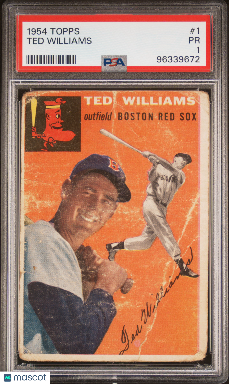 1954 Topps Ted Williams #1 PSA 1