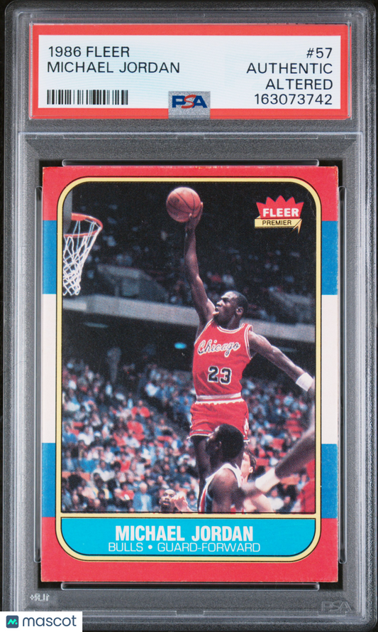 1986 Fleer Michael Jordan #57 PSA A