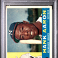 1960 Topps Hank Aaron #300 PSA 2