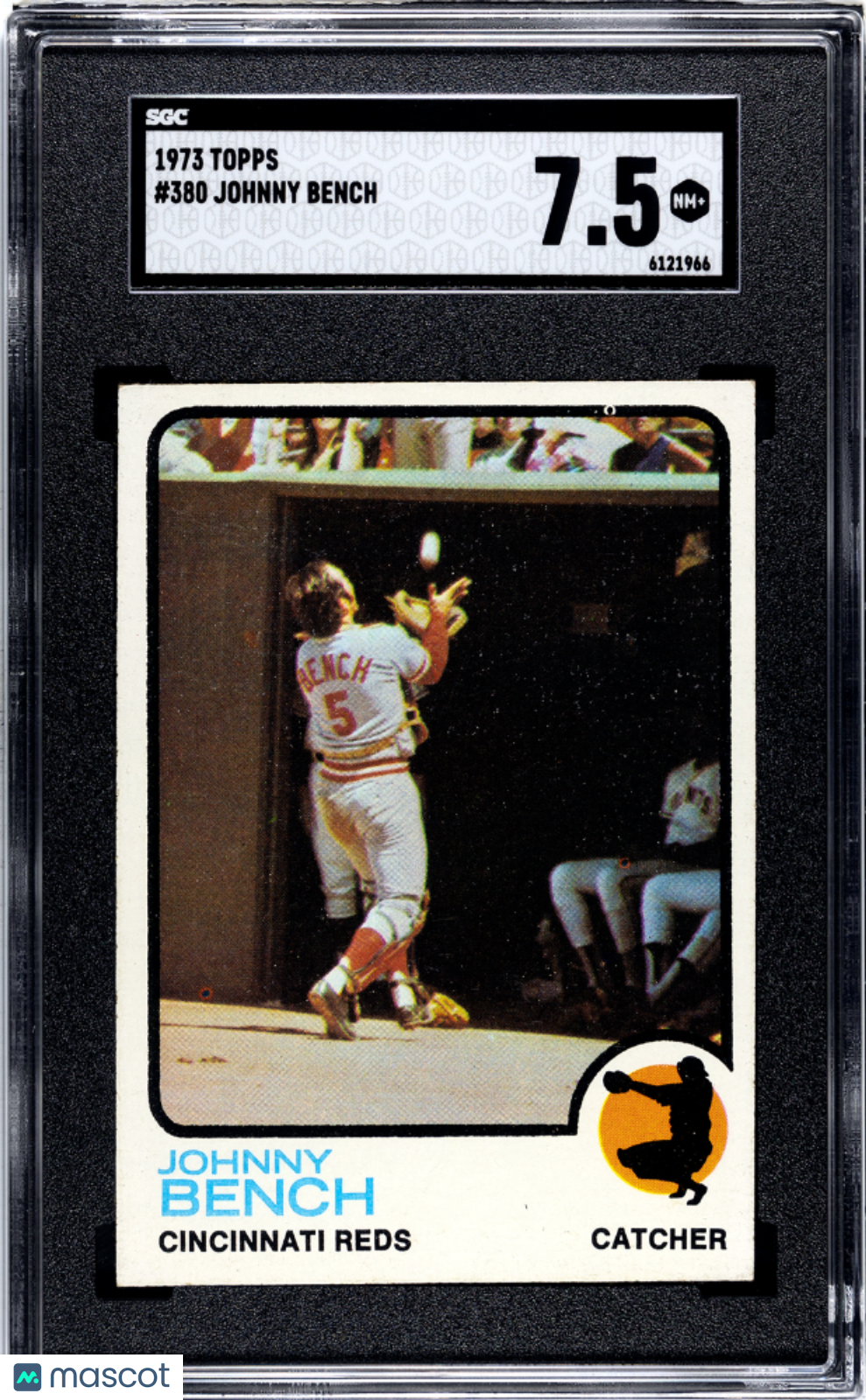 1973 Topps Johnny Bench #380 SGC 7.5