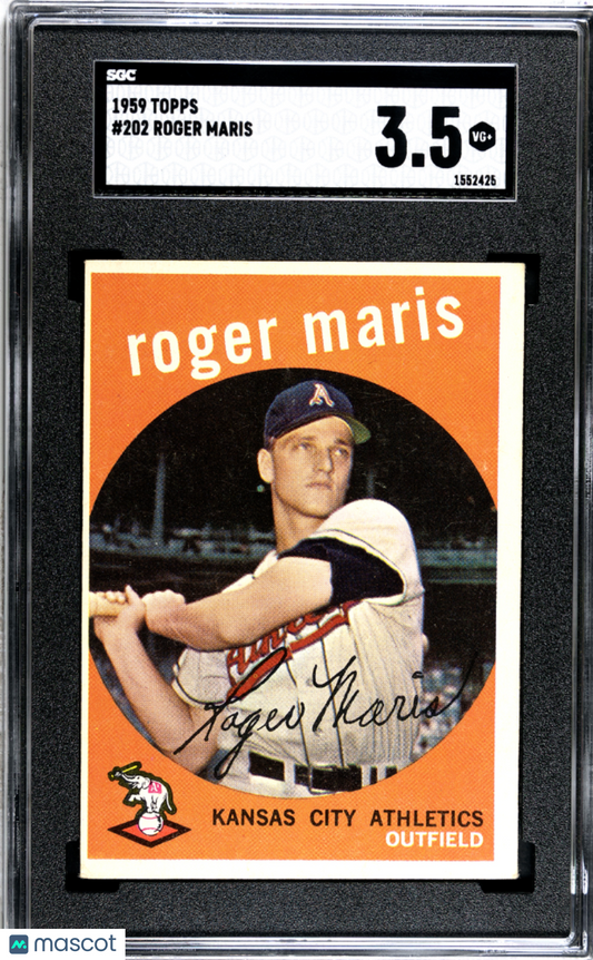 1959 Topps Roger Maris #202 SGC 3.5
