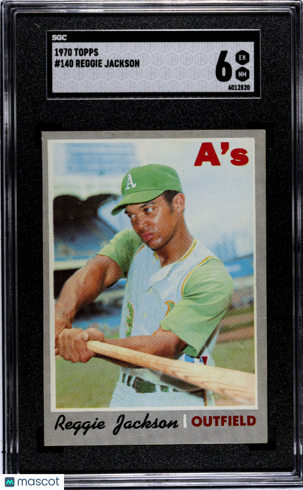 1970 Topps Reggie Jackson #140 SGC 6