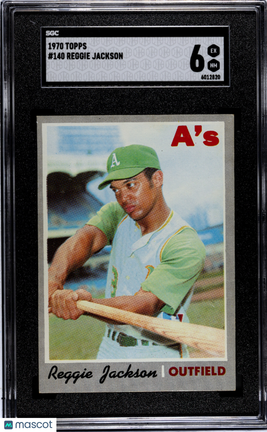 1970 Topps Reggie Jackson #140 SGC 6
