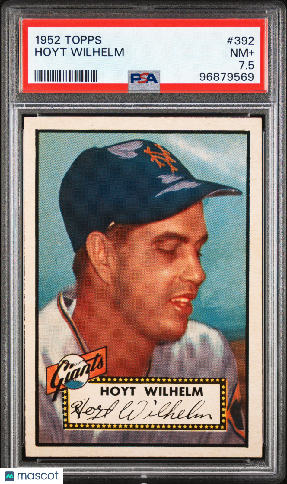 1952 Topps Hoyt Wilhelm #392 PSA 7.5