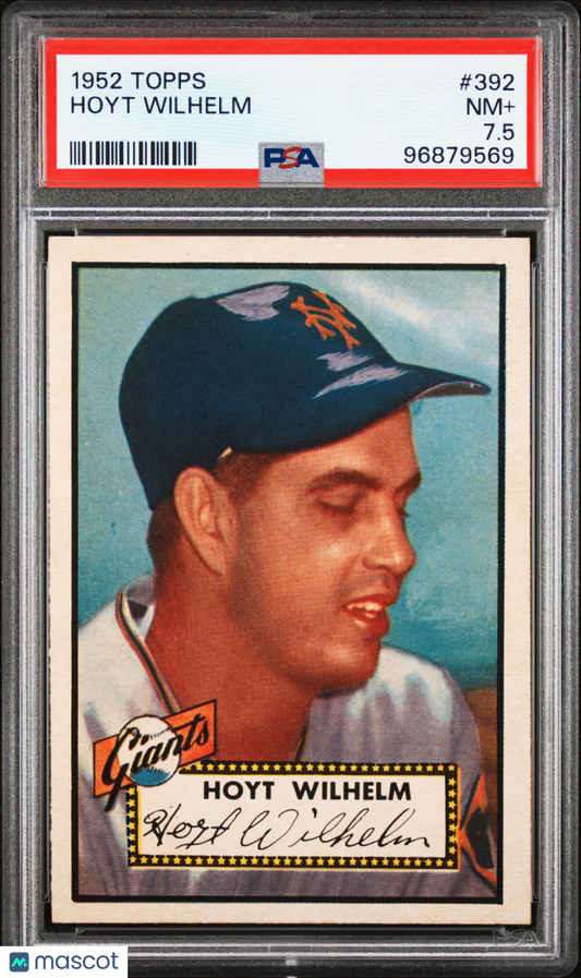 1952 Topps Hoyt Wilhelm #392 PSA 7.5