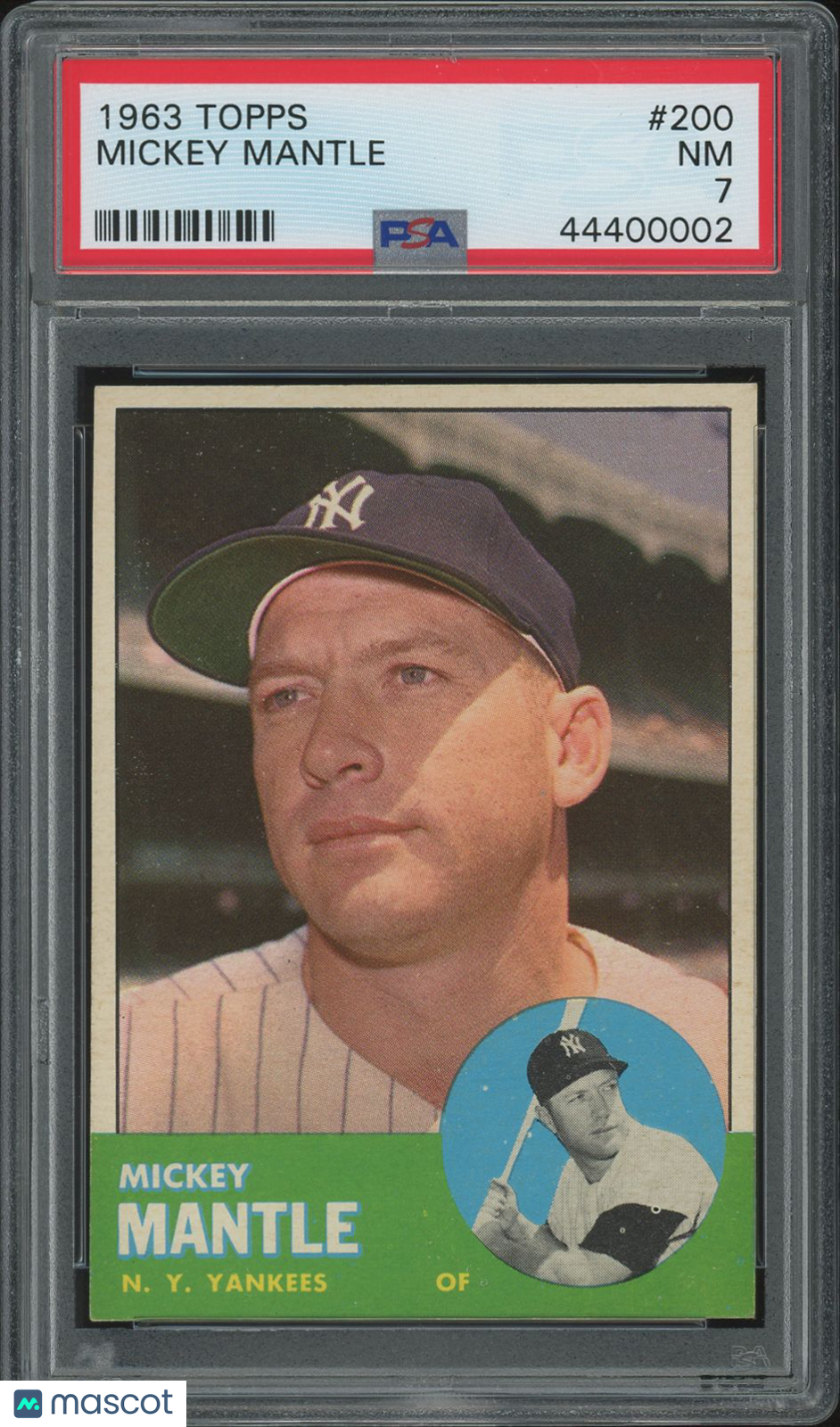 1963 Topps Mickey Mantle #200 PSA 7