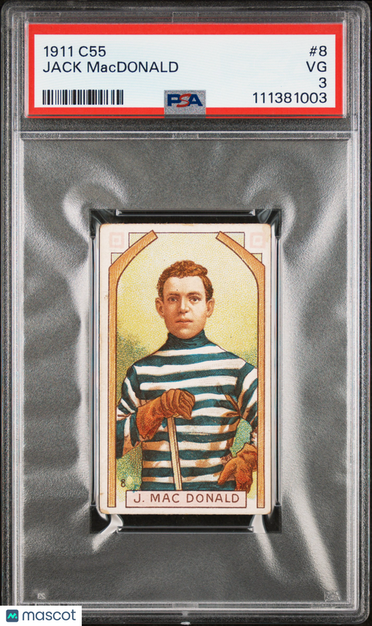 1911 C55 Jack Macdonald #8 PSA 3