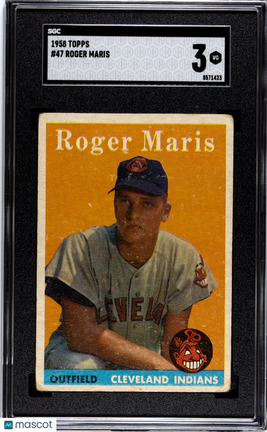 1958 Topps Roger Maris #47 SGC 3