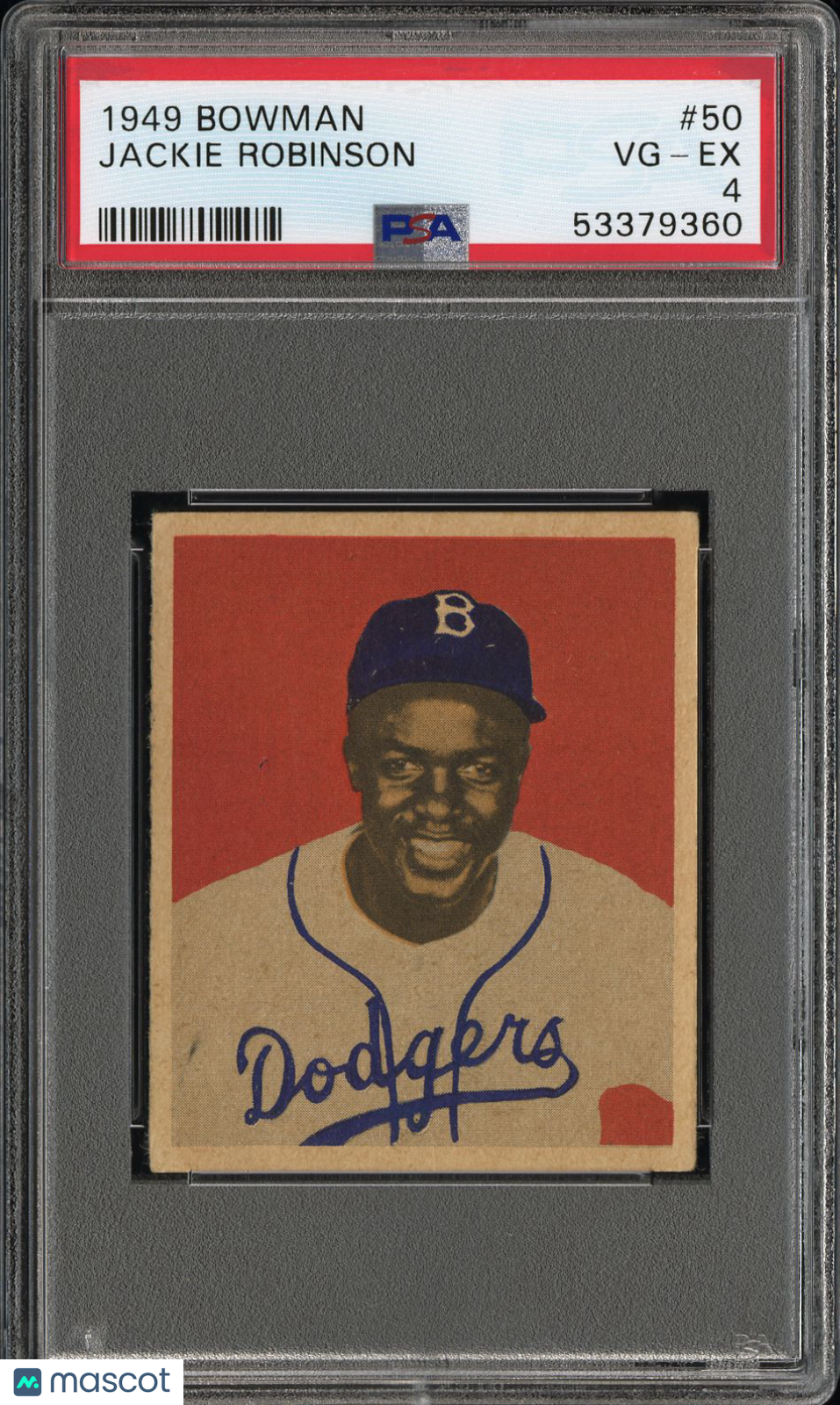 1949 Bowman Jackie Robinson #50 PSA 4