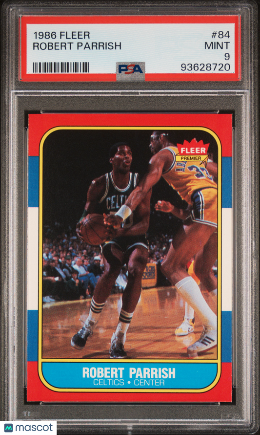 1986 Fleer Robert Parrish #84 PSA 9