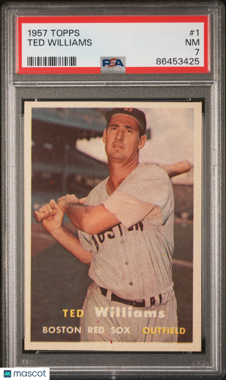 1957 Topps Ted Williams #1 PSA 7