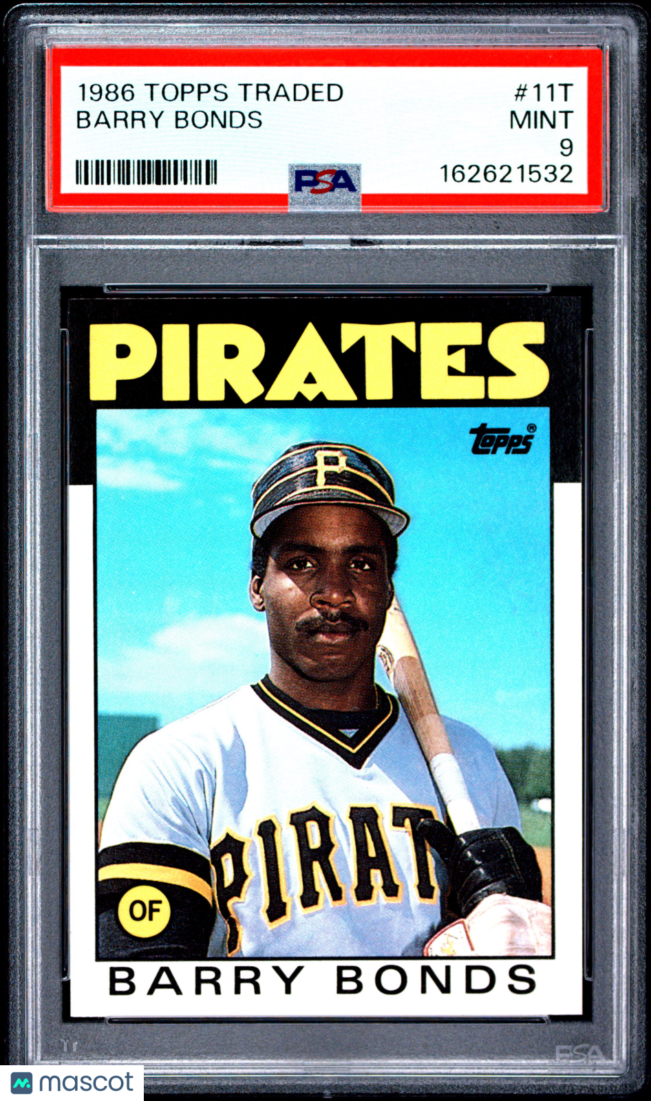 1986 Topps Traded Barry Bonds #11T PSA 9