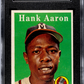 1958 Topps Hank Aaron #30 SGC 6