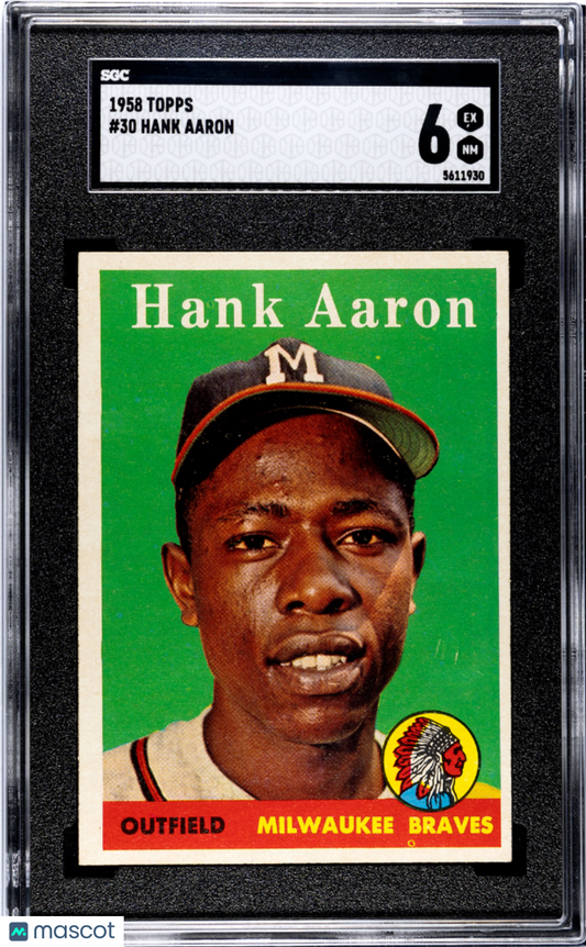1958 Topps Hank Aaron #30 SGC 6