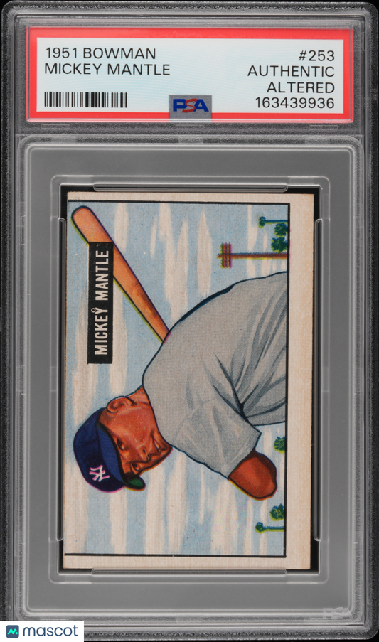 1951 Bowman Mickey Mantle #253 PSA A