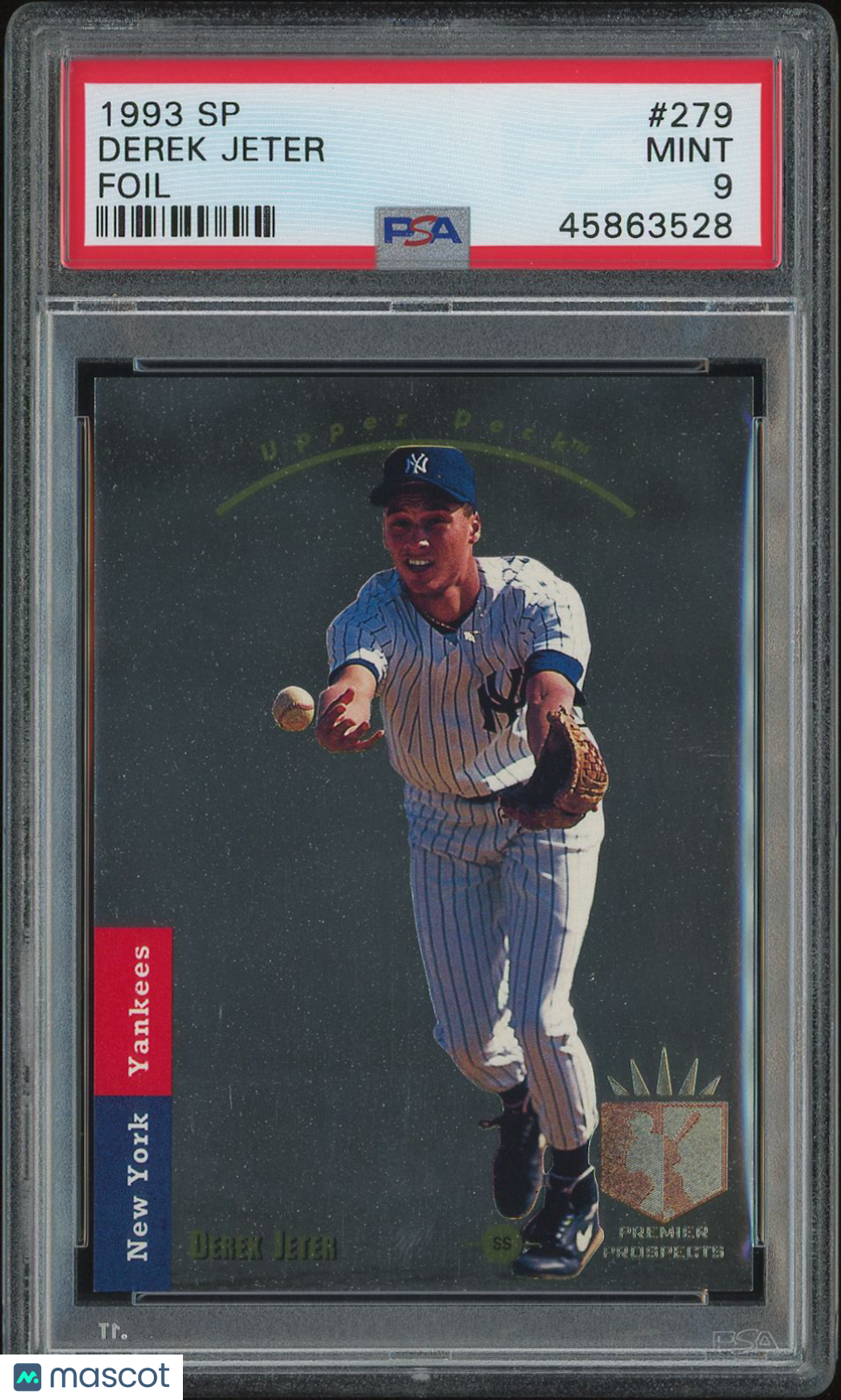 1993 SP Derek Jeter #279 Foil PSA 9