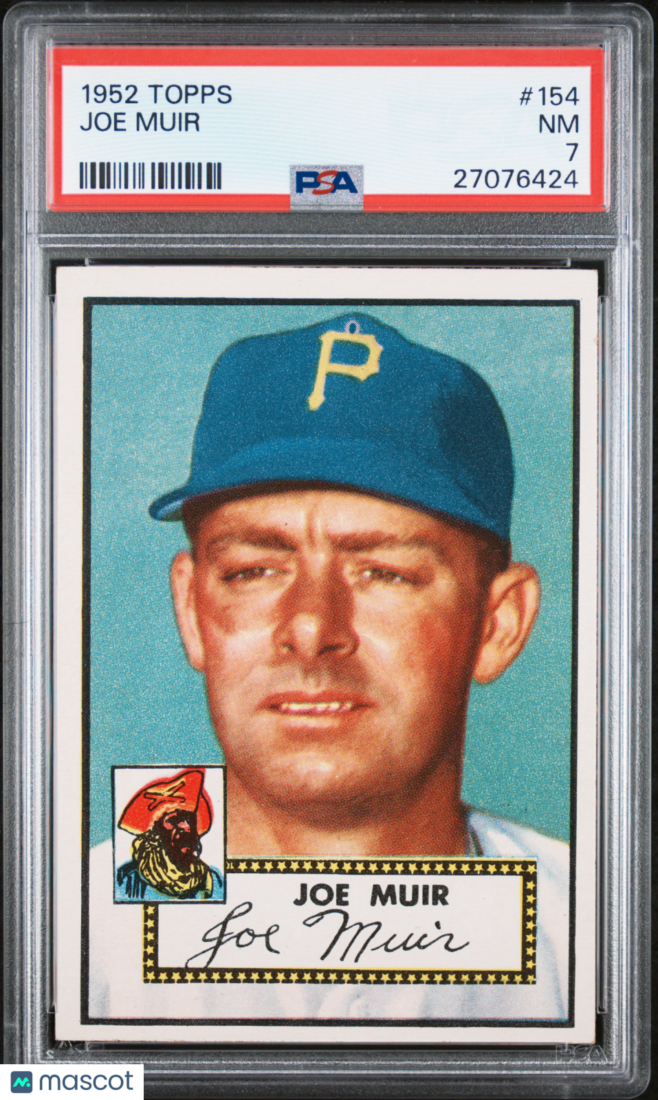 1952 Topps Joe Muir #154 PSA 7
