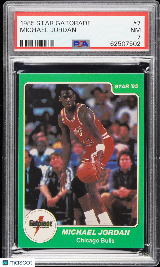1984-85 Star Gatorade Michael Jordan #7 PSA 7