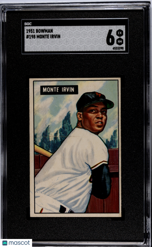 1951 Bowman Monte Irvin #198 SGC 6