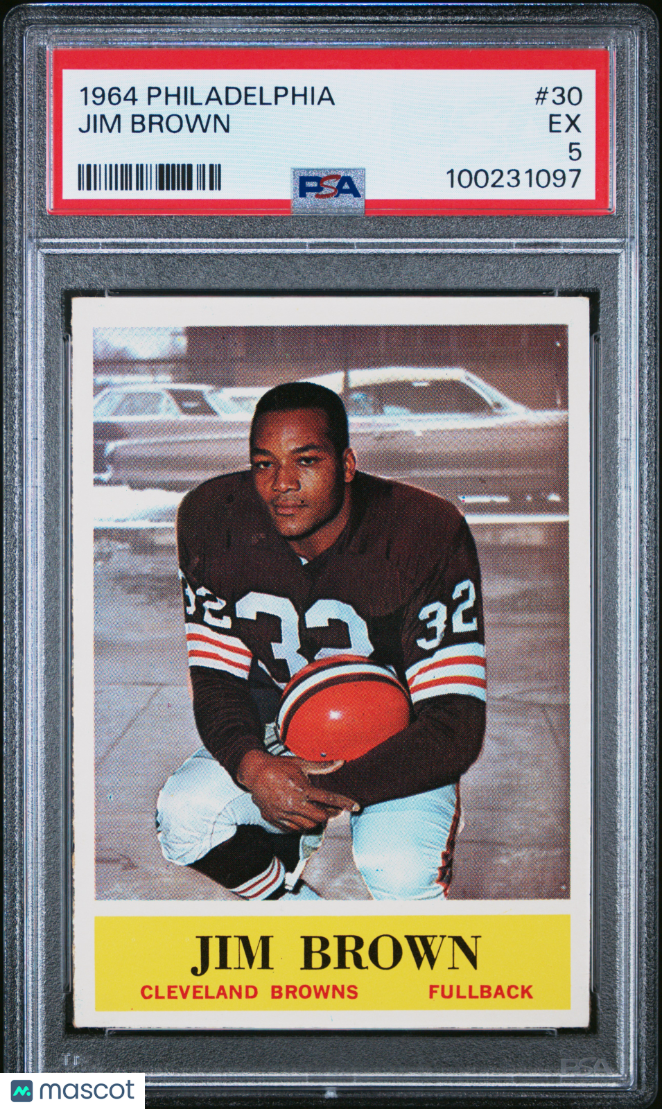 1964 Philadelphia Jim Brown #30 PSA 5