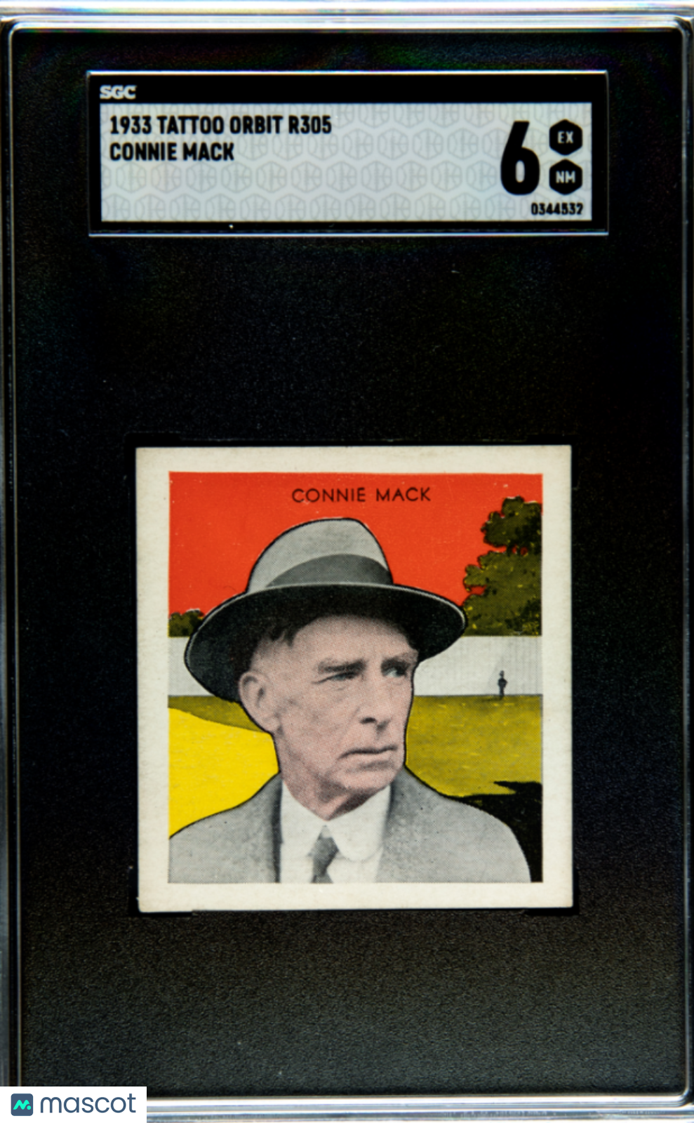 1933 Tattoo Orbit R305 (R305) Connie Mack SGC 6