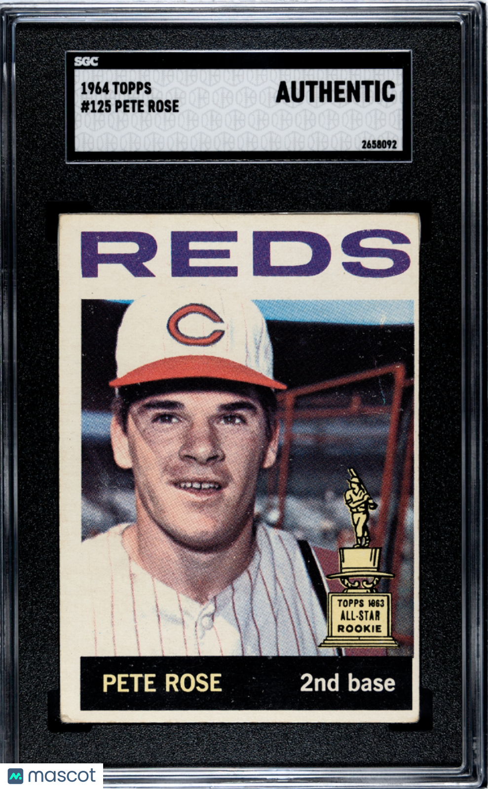 1964 Topps Pete Rose #125 SGC A