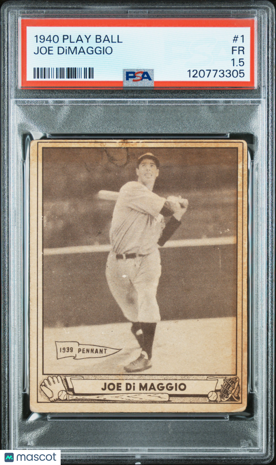 1940 Play Ball Joe Dimaggio #1 PSA 1.5