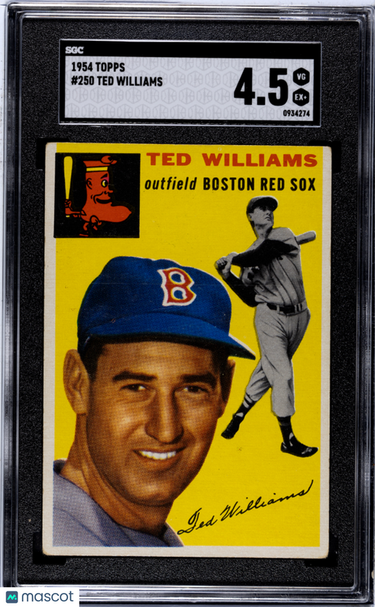 1954 Topps Ted Williams #250 SGC 4.5