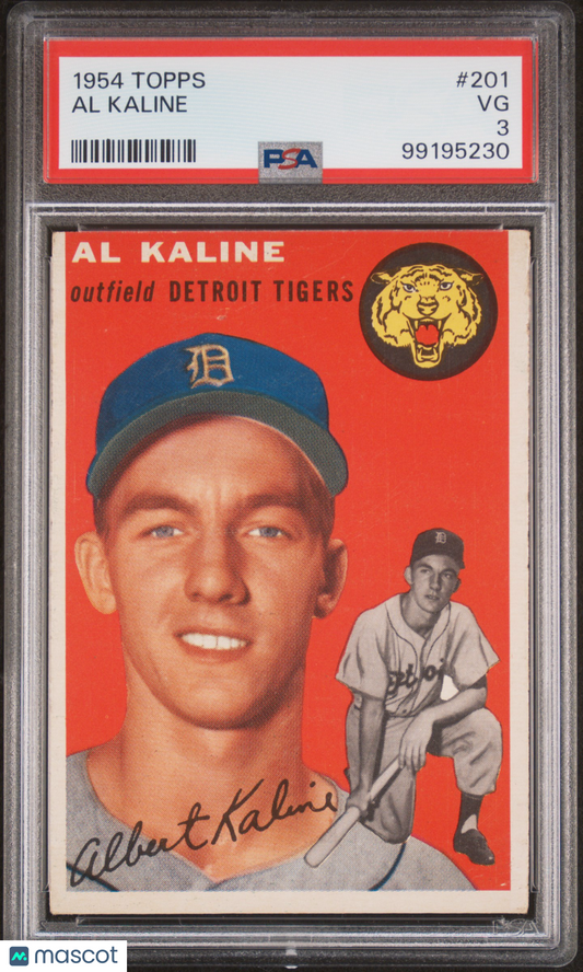 1954 Topps Al Kaline #201 PSA 3