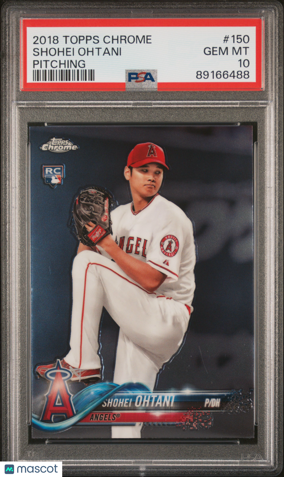 2018 Topps Chrome Shohei Ohtani #150 PSA 10