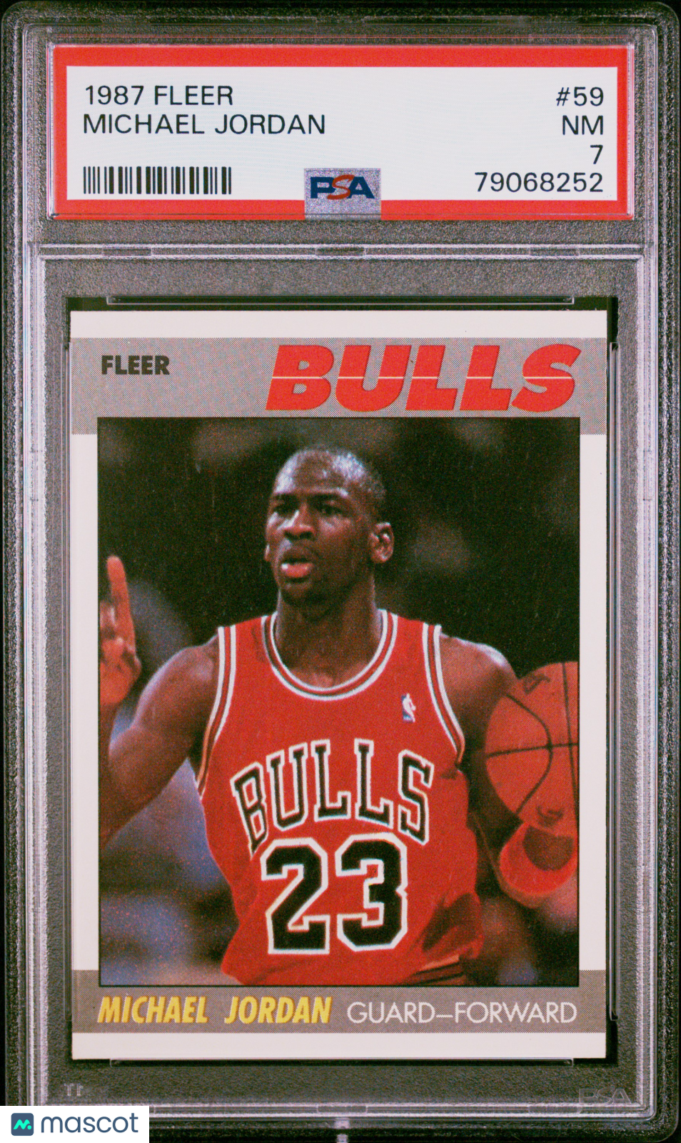 1987 Fleer Michael Jordan #59 PSA 7