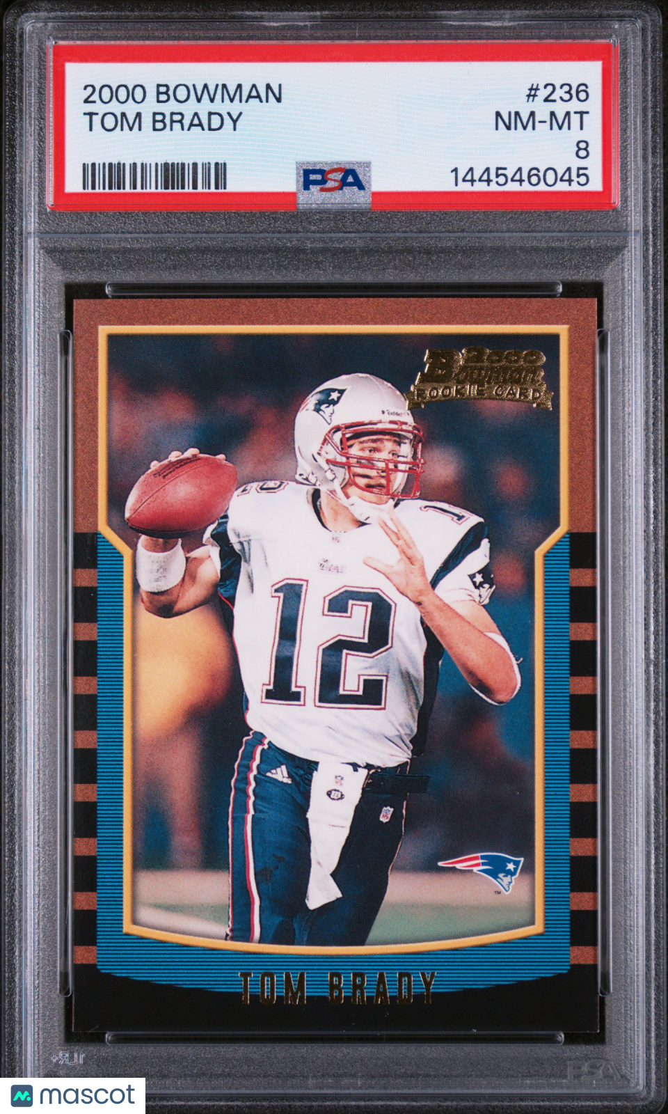 2000 Bowman Tom Brady #236 PSA 8