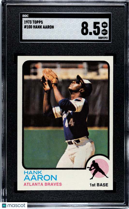 1973 Topps Hank Aaron #100 SGC 8.5