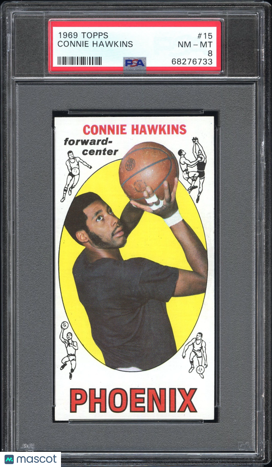 1969 Topps Connie Hawkins #15 PSA 8