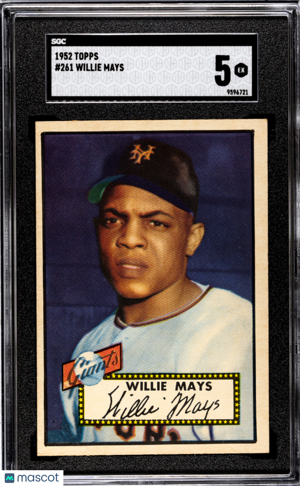 1952 Topps Willie Mays #261 SGC 5