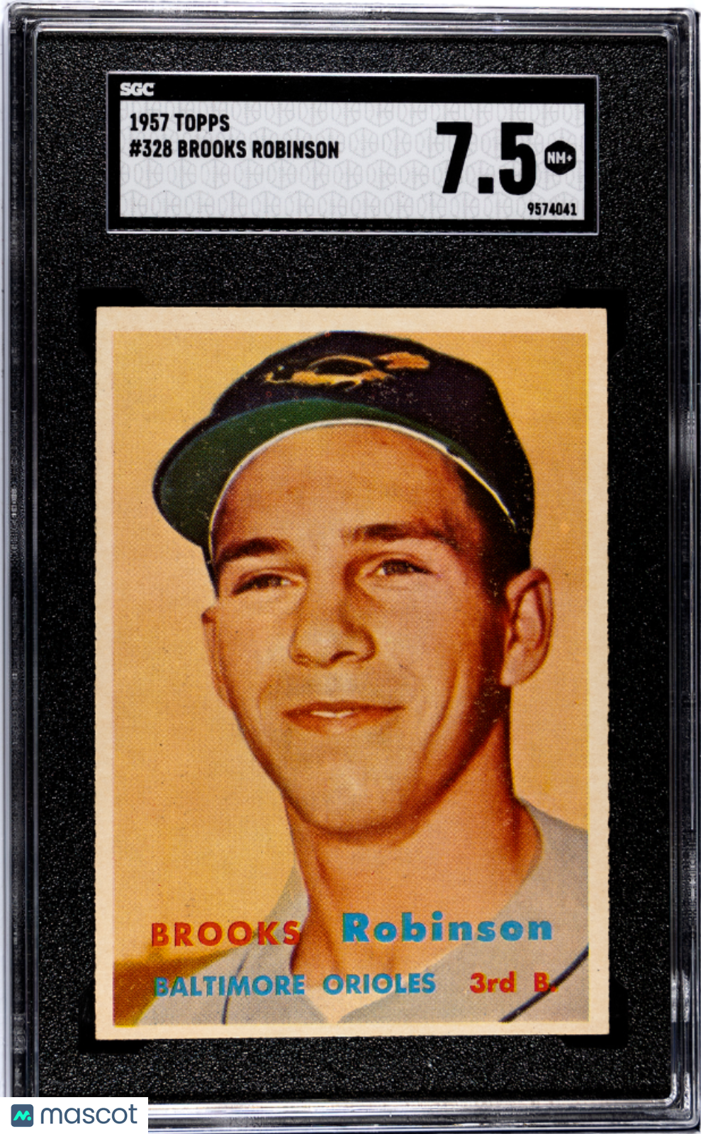1957 Topps Brooks Robinson #328 SGC 7.5