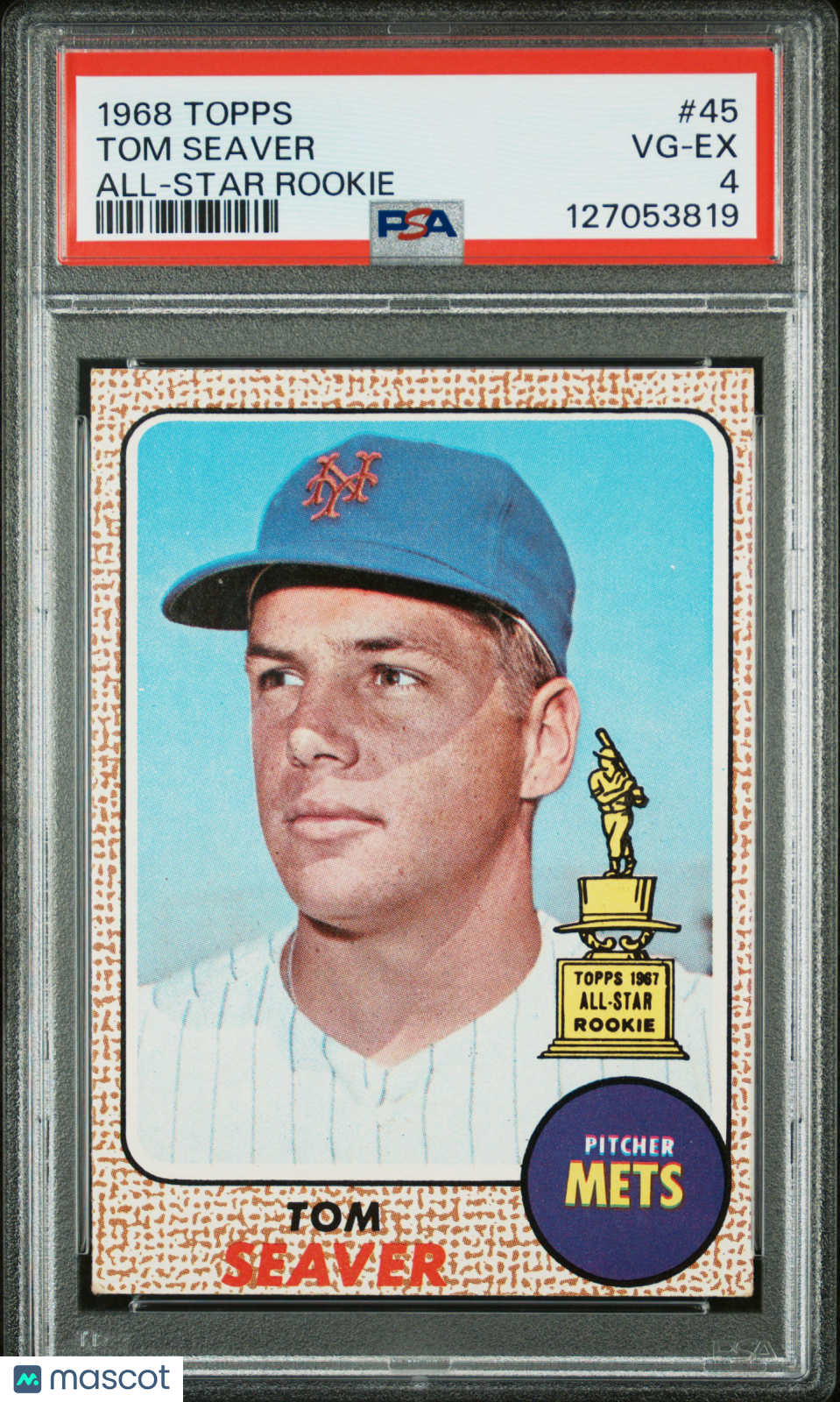 1968 Topps Tom Seaver #45 All Star Rookie PSA 4
