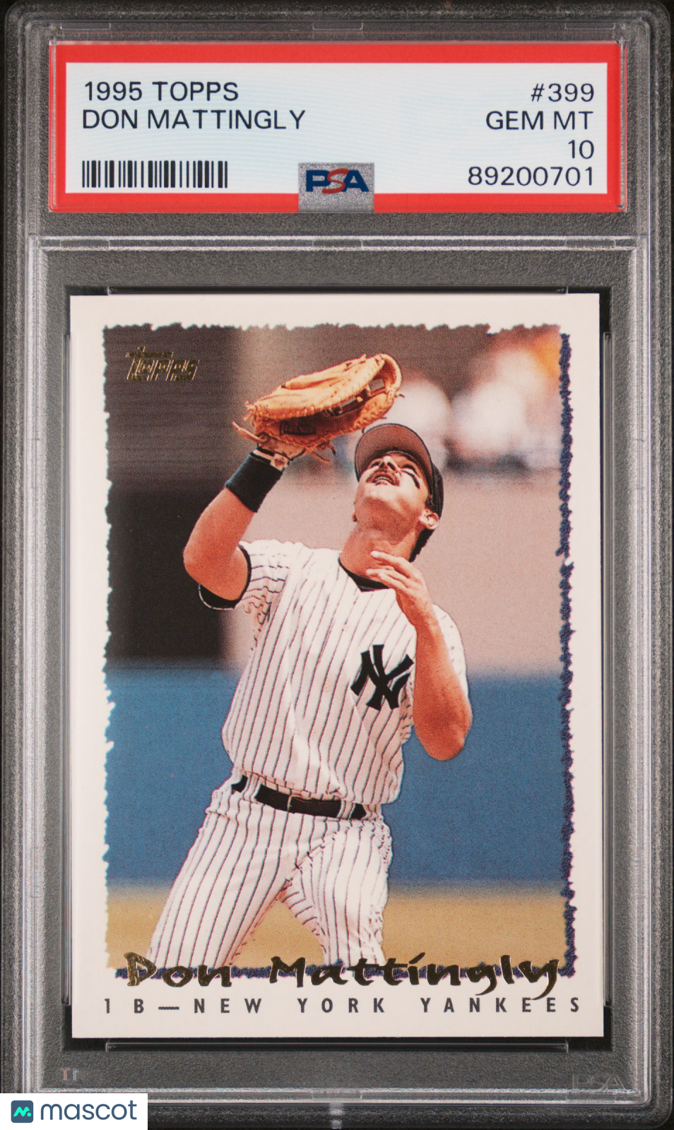 1995 Topps Don Mattingly #399 PSA 10