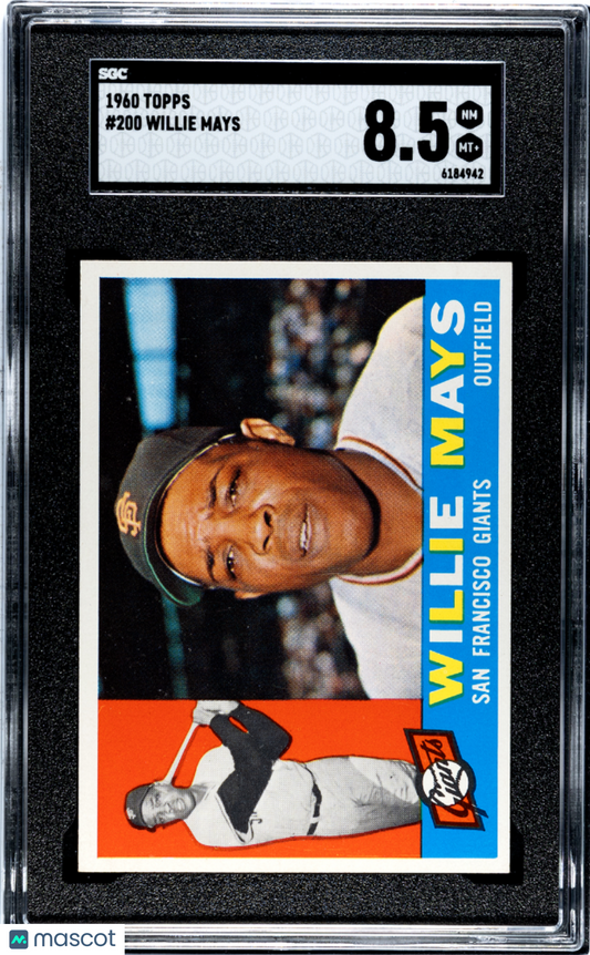 1960 Topps Willie Mays #200 SGC 8.5